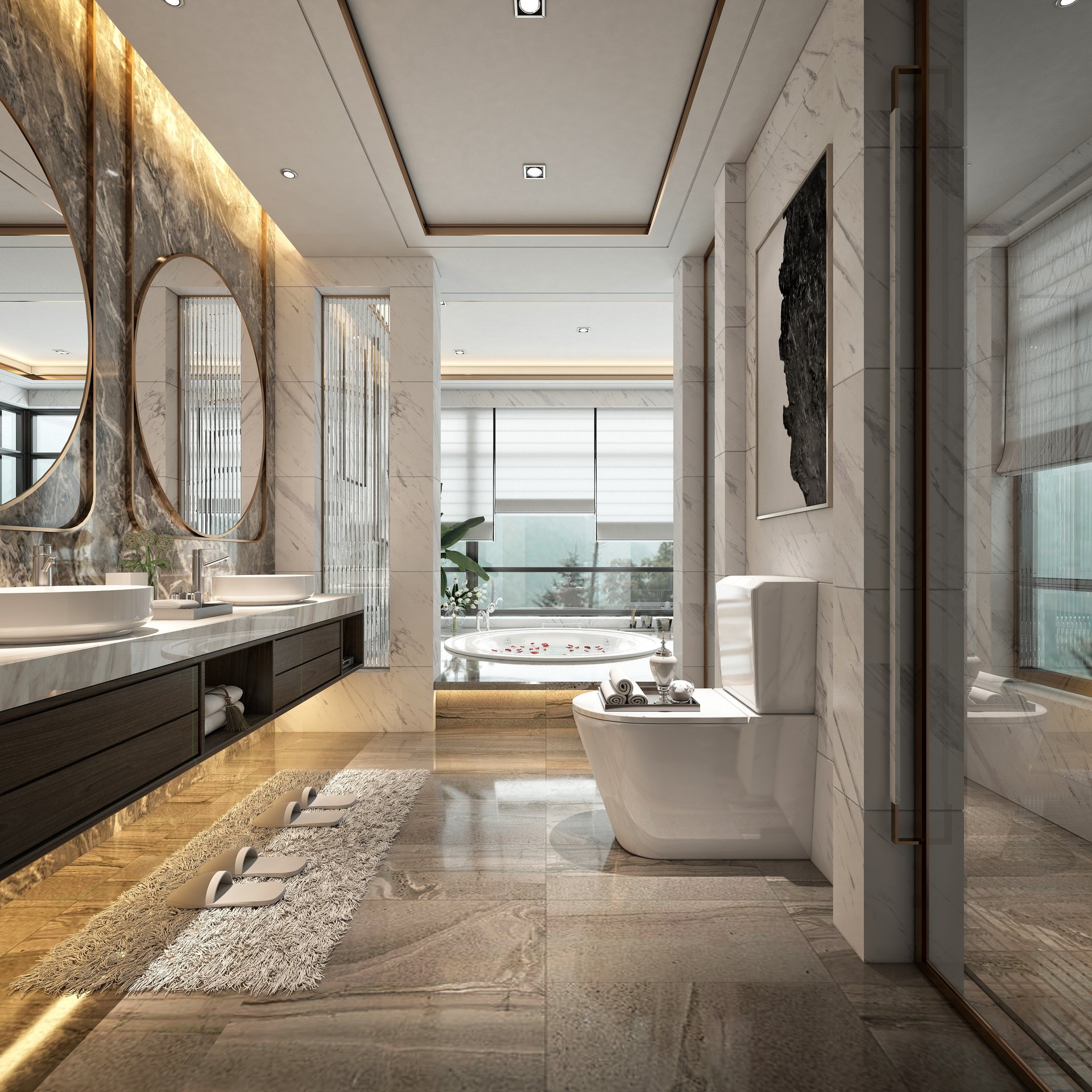 Luxe badkamer renovatie met eigentijdse tegels en inloopdouche in Oss