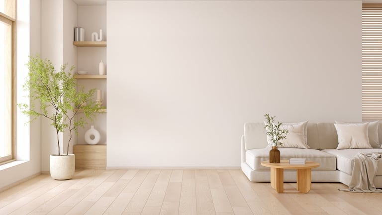 Moderne gerenoveerde woonkamer