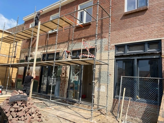Steiger en gevelwerk