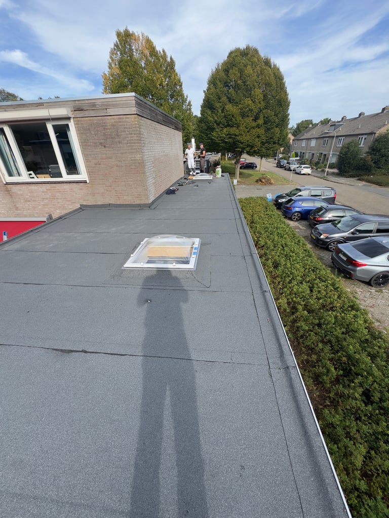 Uitbouw project Oss - dakwerkzaamheden