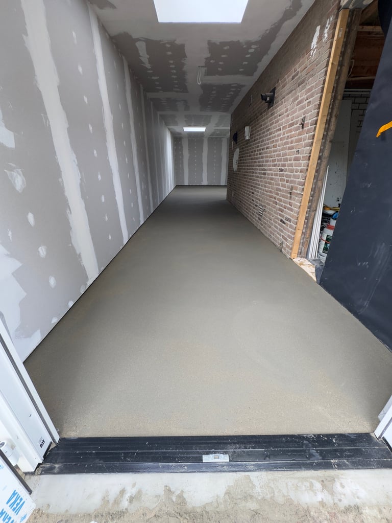 Uitbouw project Oss - binnenafwerking